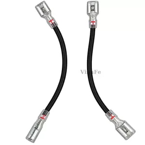 Cáp Điện Bấm Sẵn 2 Đầu Cose FDD6.3mm Dài 100mm Màu Đen